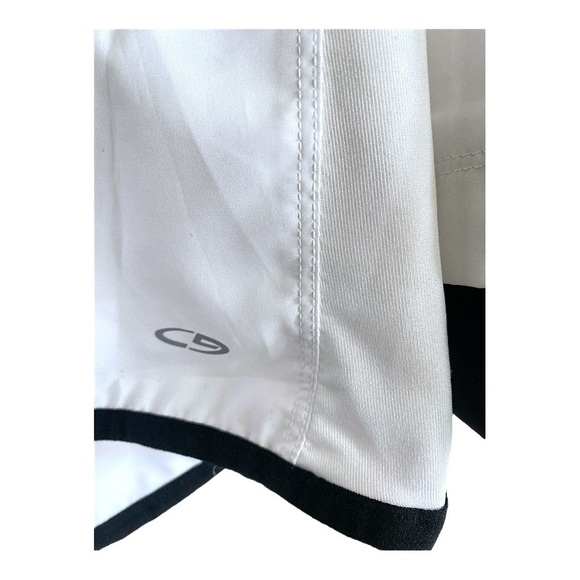 Champion Lightweight Polyester Jacket White/Black Trim Womens Size Medium ECU - Picture 7 of 12